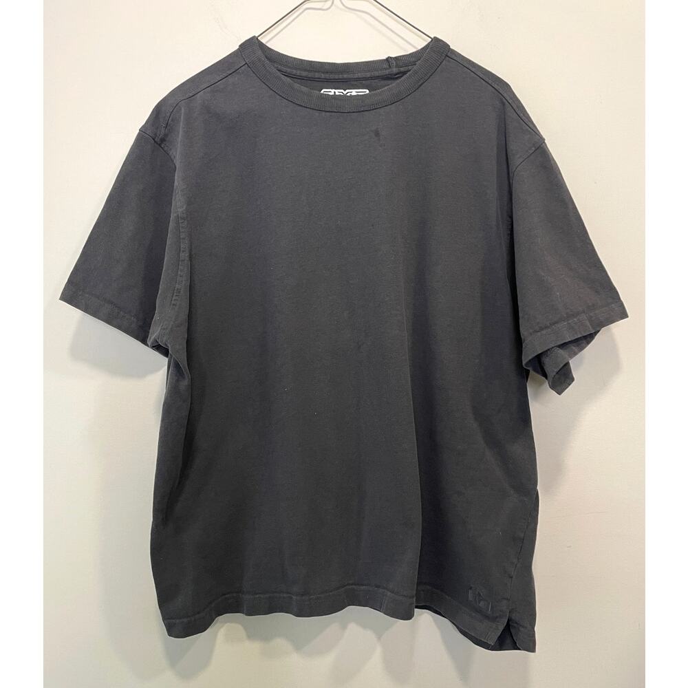 Time + Space Men's Heavyweight 100% Cotton T-Shirt Charcoal Gray Sz Large